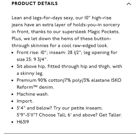 Madewell 10” High-Rise Skinny Jeans: Drop Hem Edition! ❤️ - Picture 10 of 10